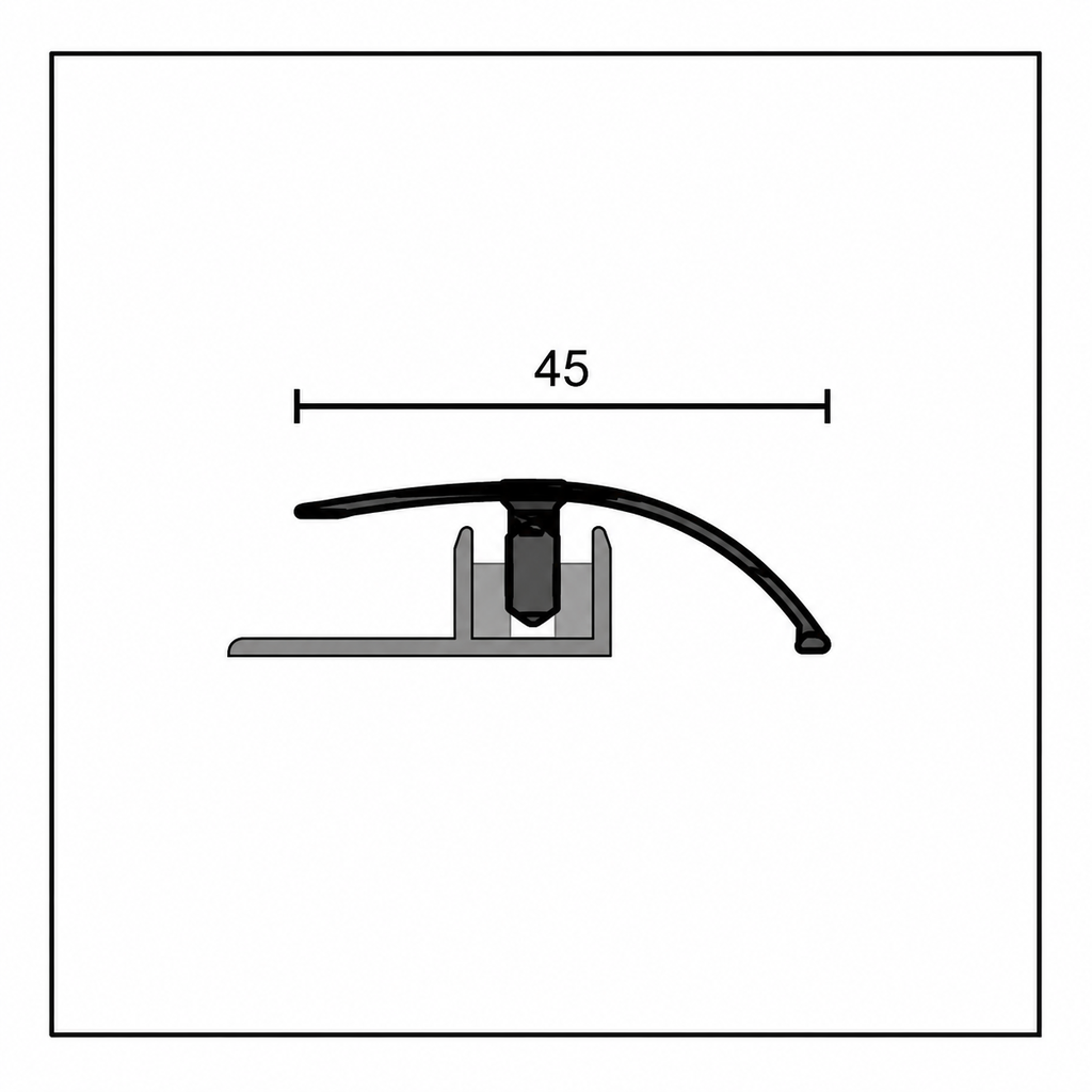 Perfil de Desnível Prestowood 90 cm — Ref. 450/AD / 44949