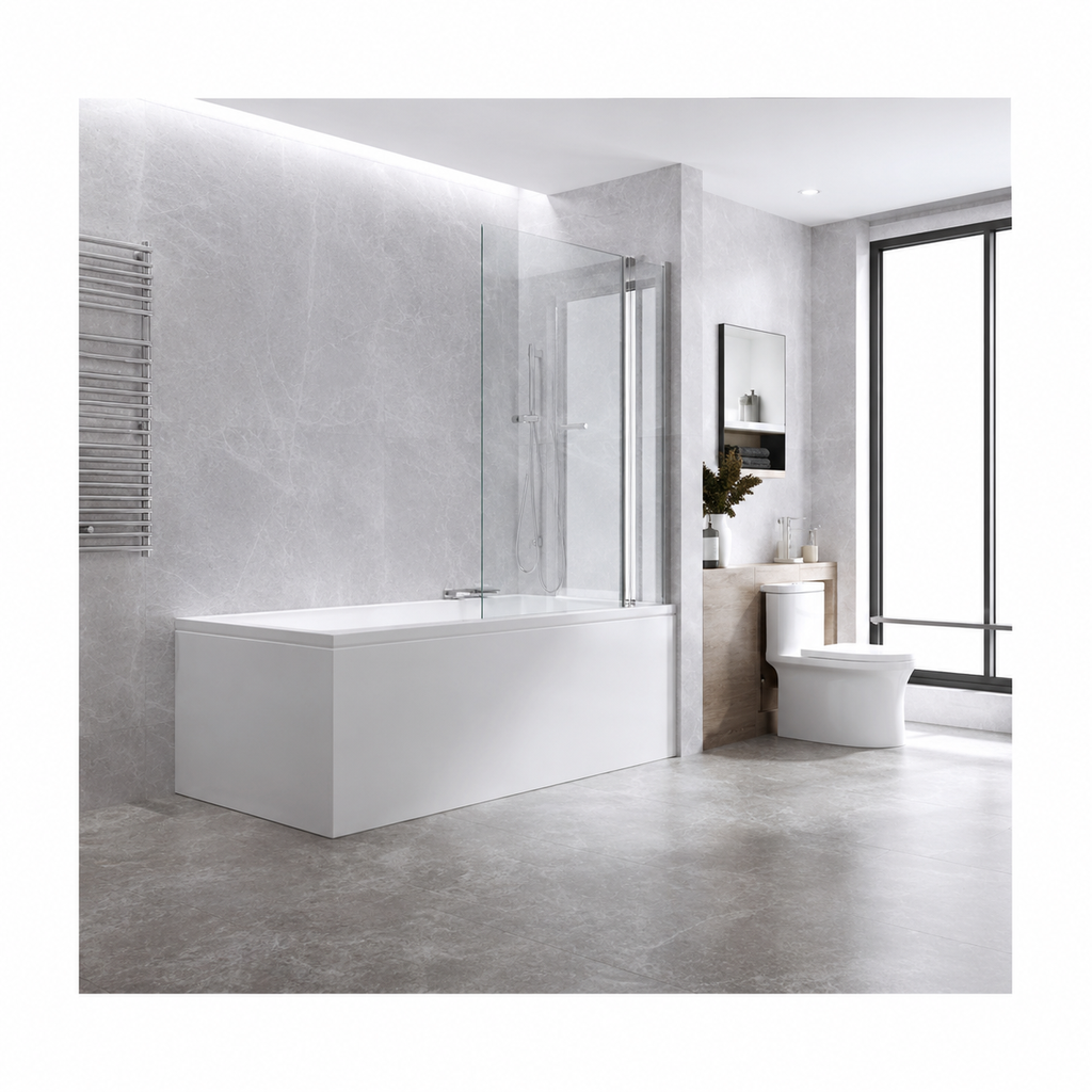 Painel Banheira Duplo Quadrado 120x150 cm