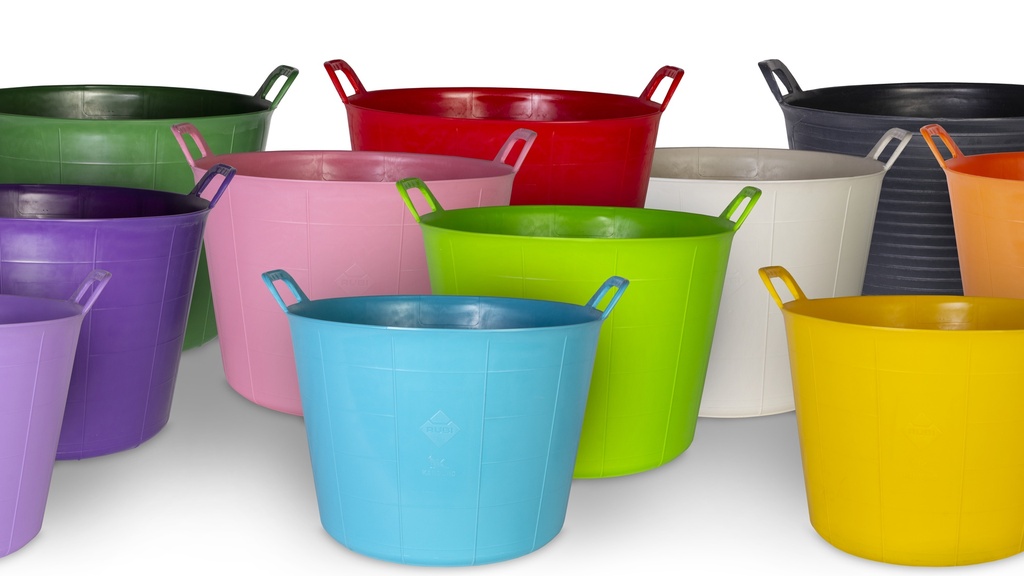 Balde de Plástico Flextub Nº 3 Preto 40L | 88773 