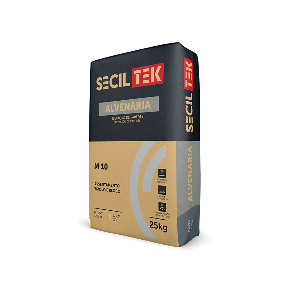 [9730134AL50025] SecilTek Alvenaria M10 25 Kg