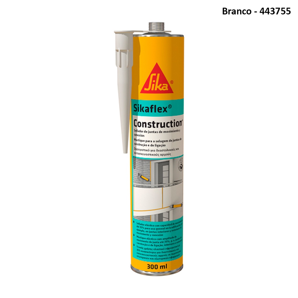 Sikaflex Construction Branco - 300ml