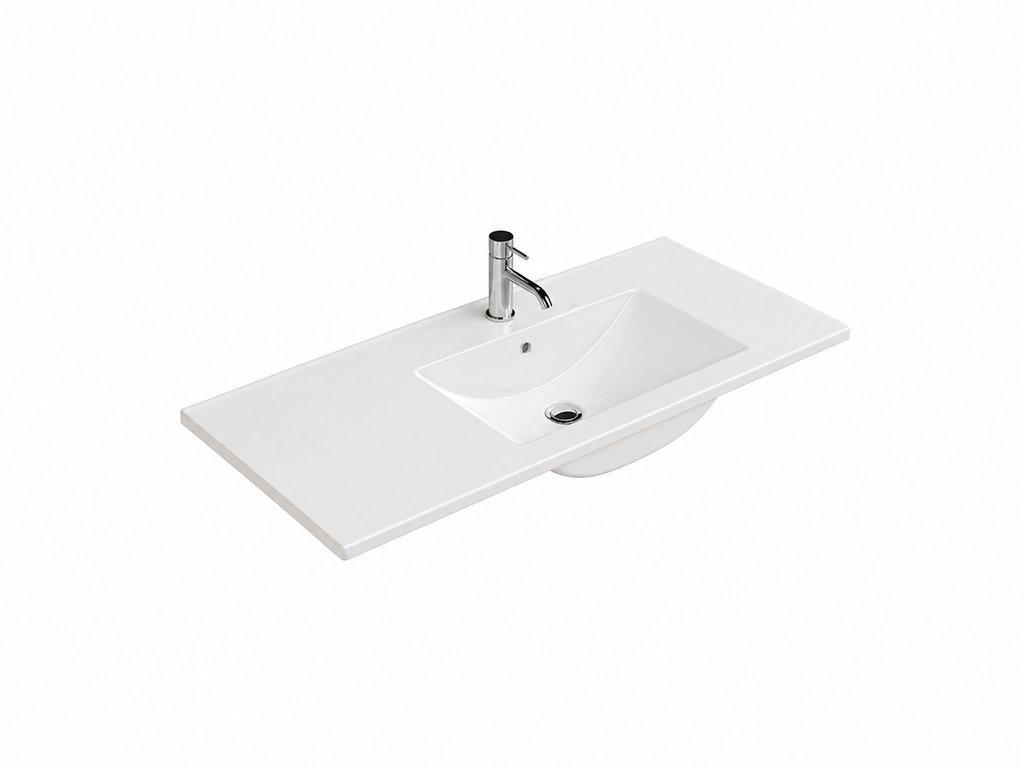 Lavatório Encastrar Direito DoisMil - 101x1,6x46 cxm 