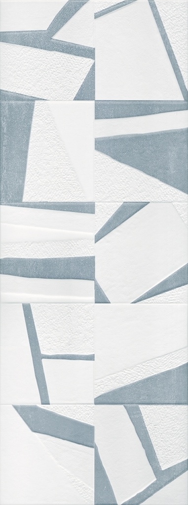 Revestimento Uptown Puzzle Blue 34x91,5 |UT54R