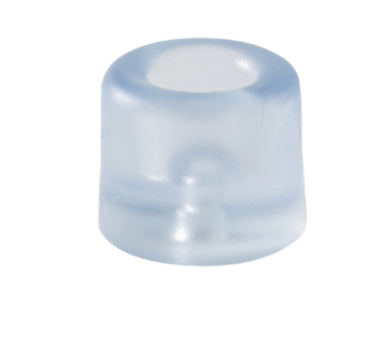 Batente de Chão com Borracha Transparente 20mm | 828-25