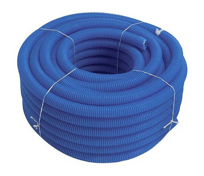 Manga Corrugada Azul 32mm Rolo 40 mt