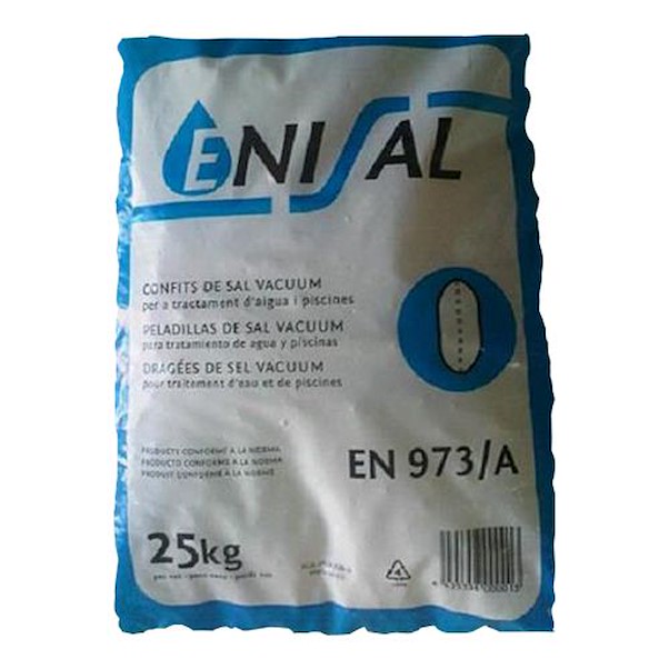 Sal para descalcificador SALMATIC para tratamento de águas e piscinas
