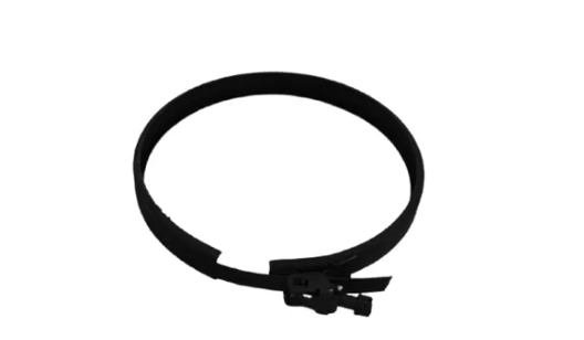 Abraçadeira Inox  D80 Preta | Ø80mm - PORTOFLEX