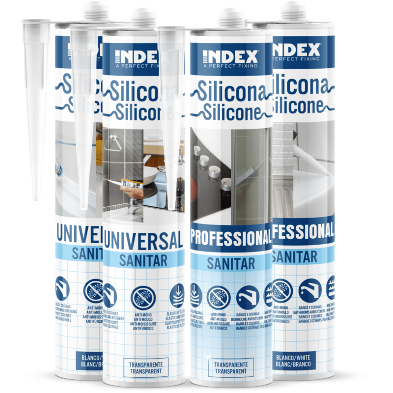 Silicone Sanitário Branco 280ml | Ref. SIUNSB280- INDEX