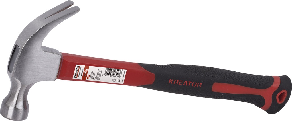 Martelo Carpinteiro 450Gr Cabo Fibra  | Ref. KRT903103