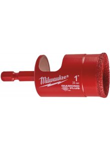 Broca Diamond Plus 25mm 1/4Hex  | Ref. 49560517- MILWAUKEE