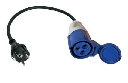 Ficha Femea 2P+T Cabo Ficha Schuko | Ref. A000000381  - SIRIL