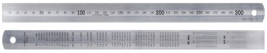 Escala em nox 1000x35x1,5mm | Ref. 139.0005 - MACFER