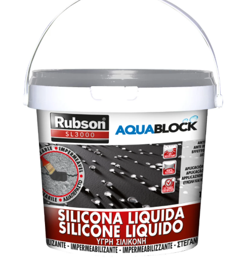 Rubson Silicone Liquido SL3000 Branco 5 Kg | Ref. 2716178 - HENKEL