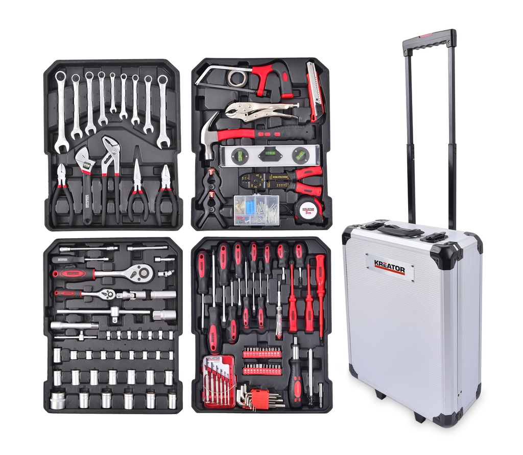 Jogo de Ferramentas 253 Pecas | Ref. KRT951011  - KREATOR