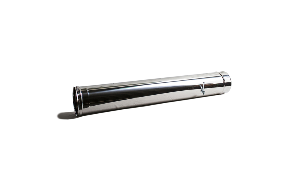 Tubo Inox 1 MT D100 com Registo  -  PORTOFLEX