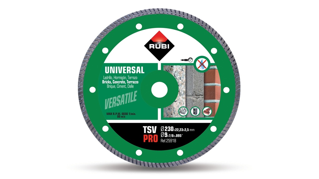 Disco Diamante Univer TSV 230 PRO | Ref. 25918
