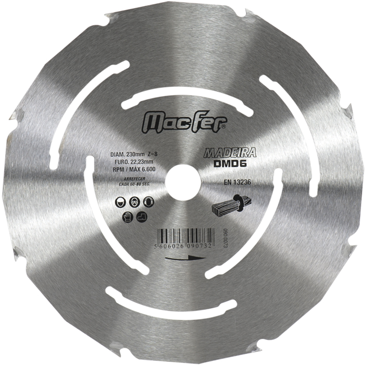 Disco de corte para madeira  DMD6 115mm | Ref. 090.0071