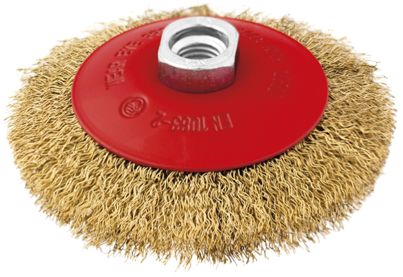 Escova Cónica para Arame Ondulado M14x115(Bls) | Ref. 026.0001