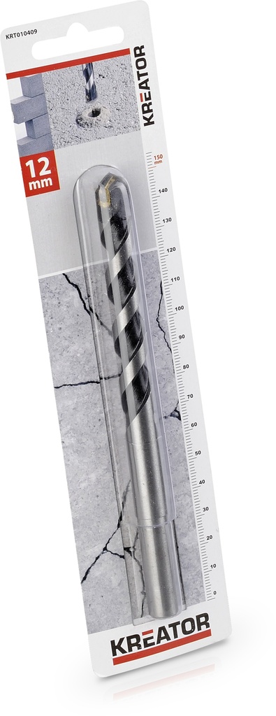 Broca para betão – Diâmetro 12mm, comprimento 150mm. | Ref. KRT010409