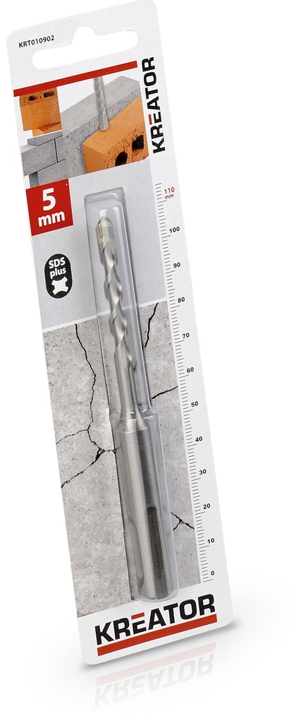 Broca SDS PlusDiâmetro 18mm, comprimento 210mm. | Ref. KRT010902