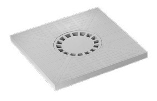 Tampa Reforçada Sifonada 40x40  | Ref. POZ09-1371S