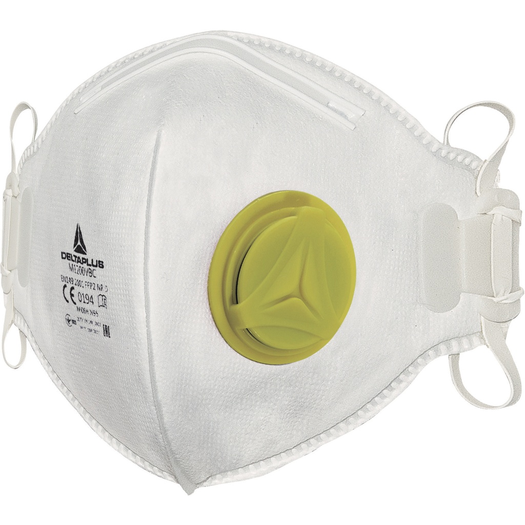 Caixa 10 Máscaras FFP2 com válvula M12 