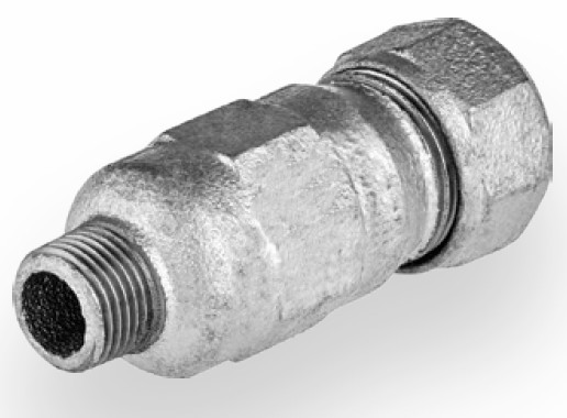 Junta Rápida Macho Galvanizada 3/4" | Ref. 4031521
