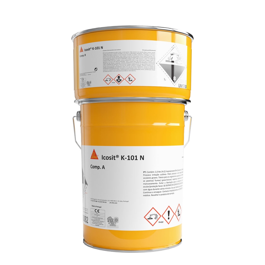 Sika® Icosit® K-101 N   - Ligante epoxi estrutural em dois componentes 5 Kg | Ref. 122787