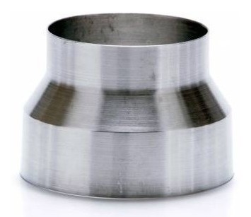 Redução metálica de alumínio :  110mm para 80mm. | Ref.14007 R