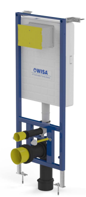 Kit de estrutura para sanita suspensa placa Square  Cromada| WS14060121 