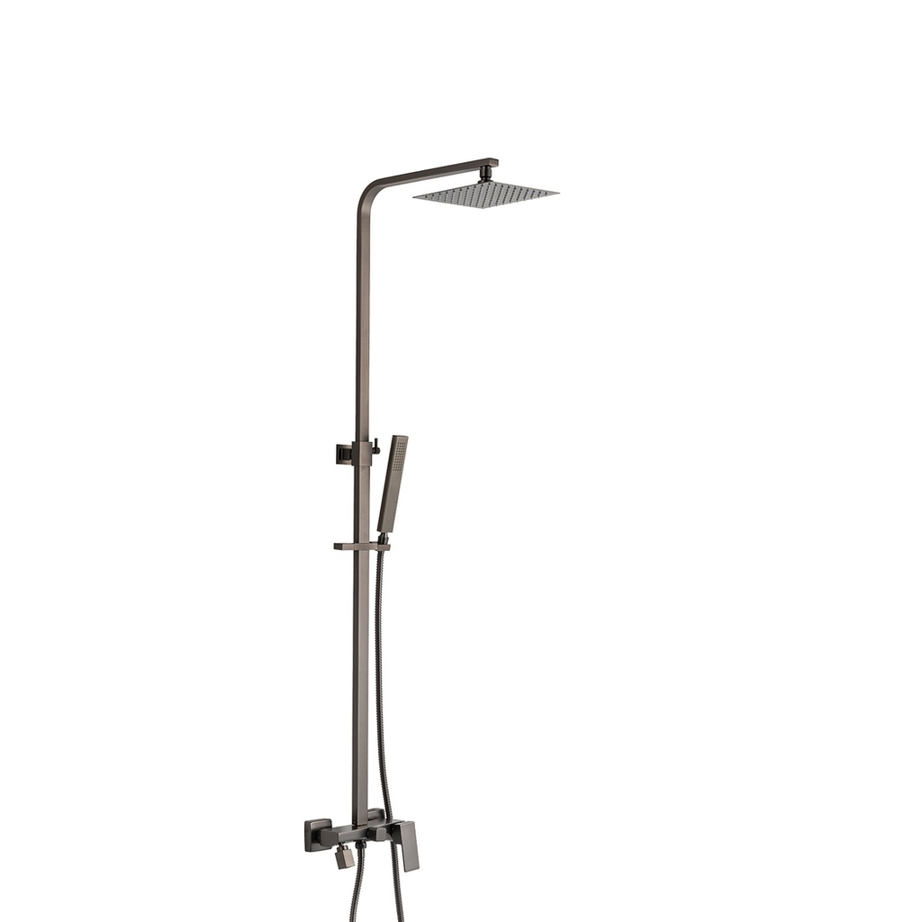 [B990AD12041311] Rampa de Chuveiro Square Gun Metal | Ref. AD12041311 – MEBRA