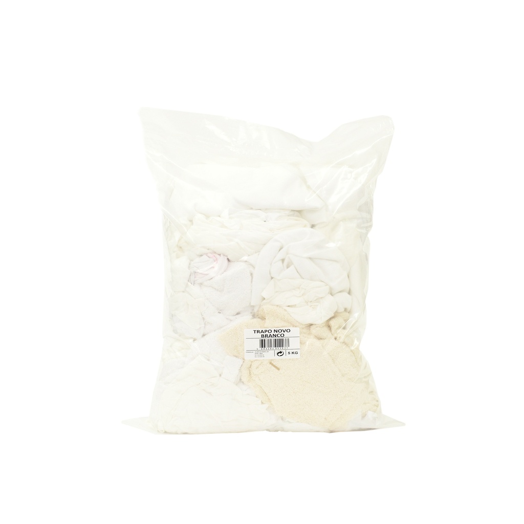 Trapo Novo Branco 5 KG | Ref. 1203