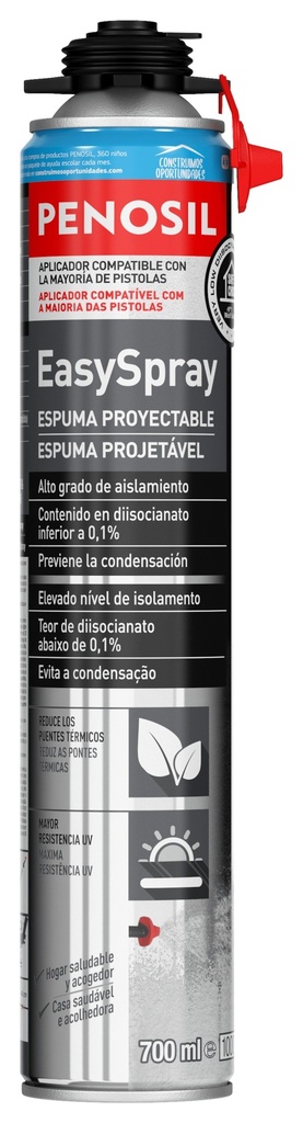 Espuma PU Projetavel EasySpray 700ml | Ref. A5009