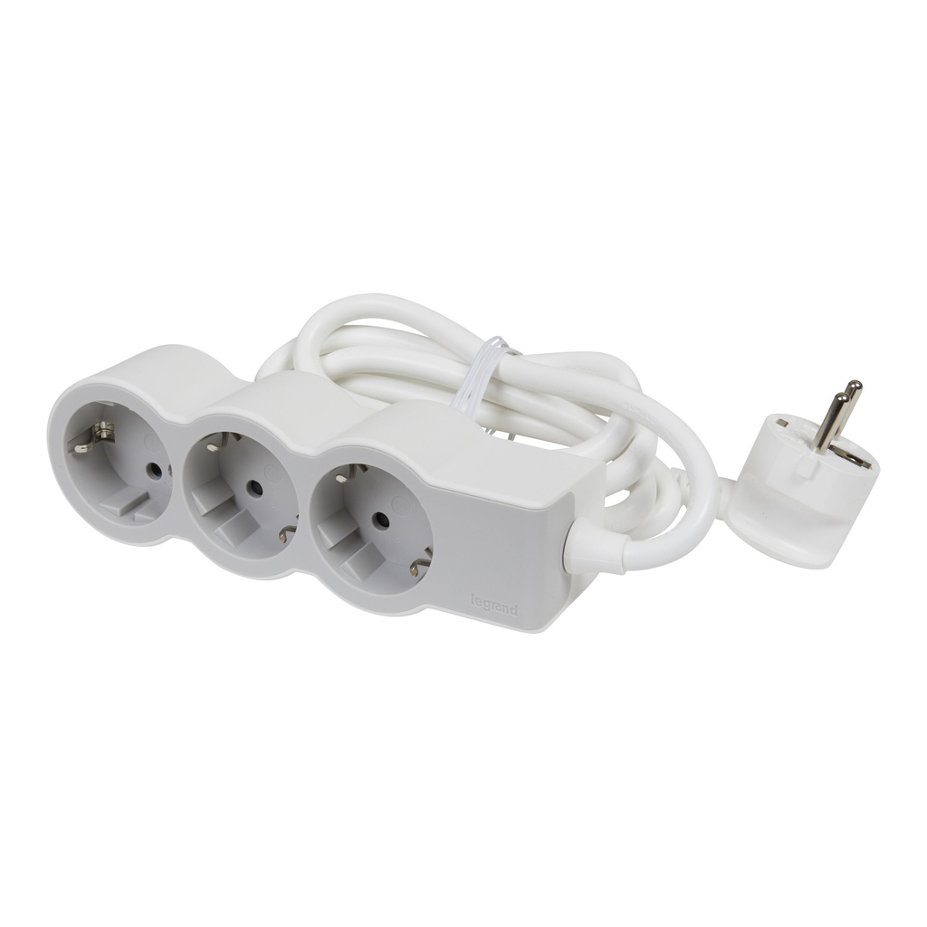 Bloco 3 tomadas   3x2P+T | Ref. 694559