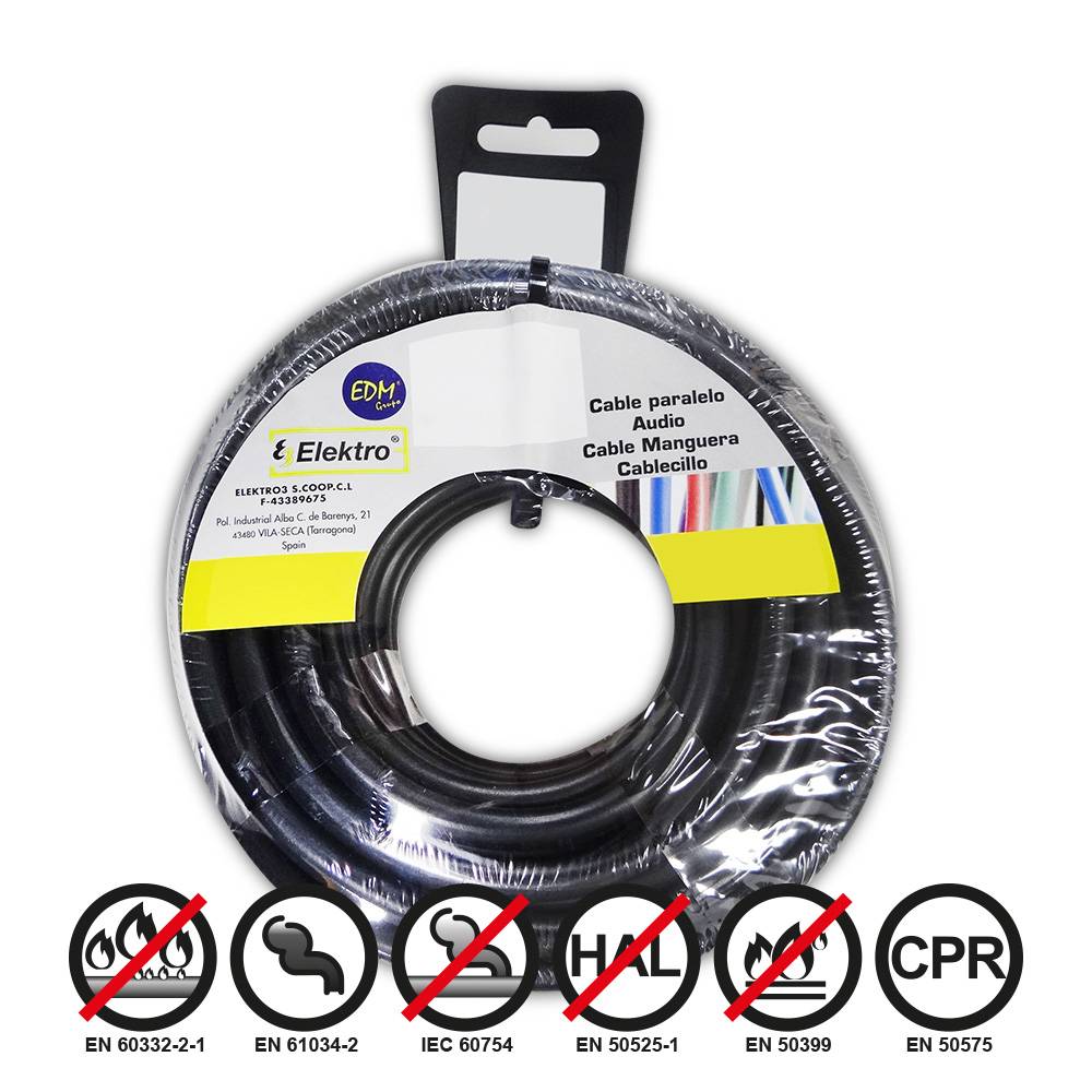 Rolo Fio 1.5mm Negro 25Mts 28421 | Ref. 28421 – ELEKTRO