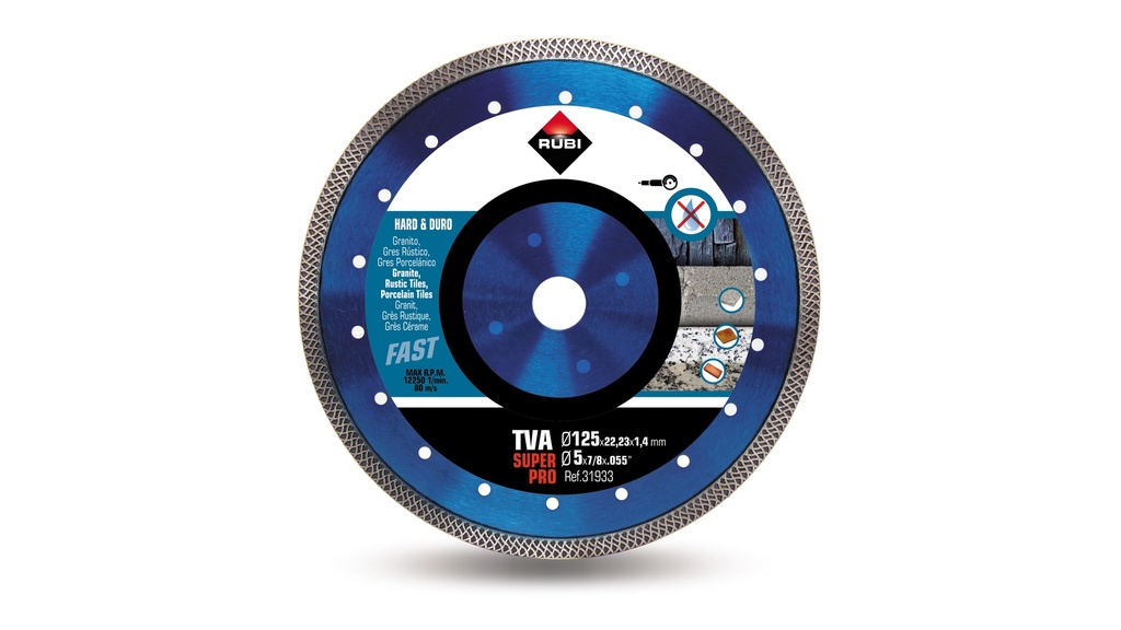 Disco diamante TVA Viper 125 SuperPro| Ref. 31933