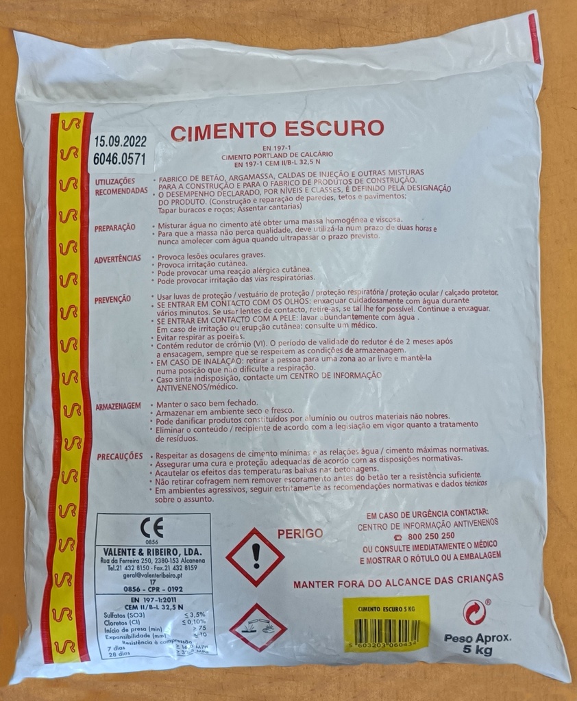 Cimento escuro 5kg  | Ref. 6043