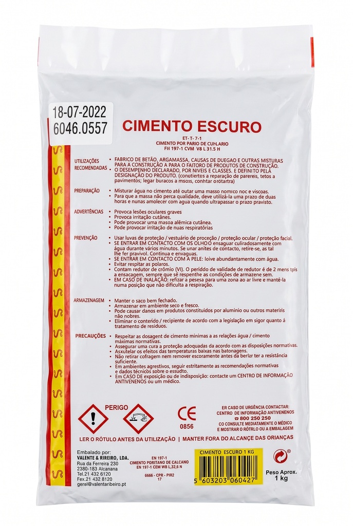Cimento escuro 5kg  