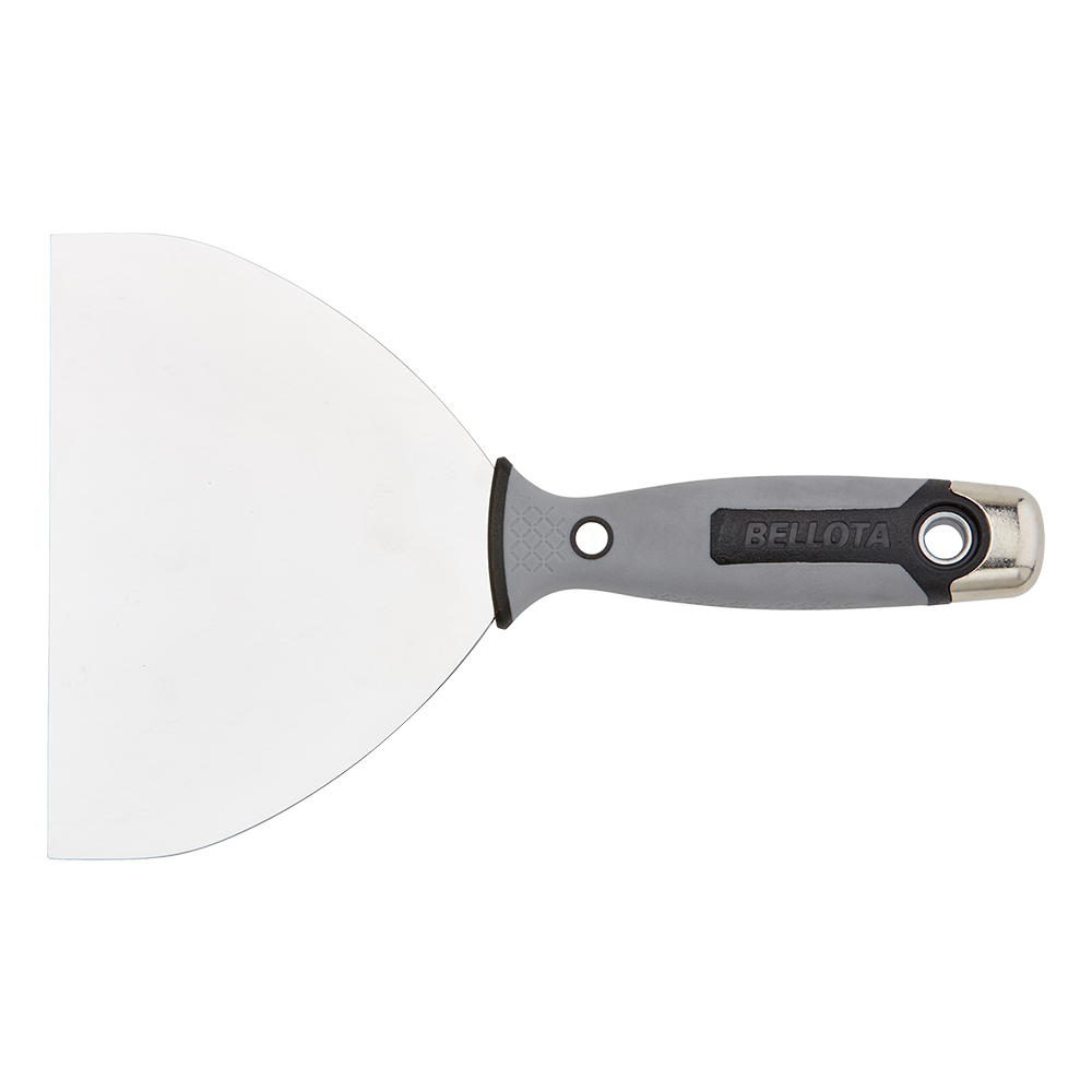 Espátula em  inox  com pega bimaterial e ponta reforçada  | Ref:5894-150 N