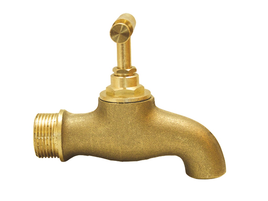 Torneira de serviço em latão polido 1/2"  Ref. 0710.0003