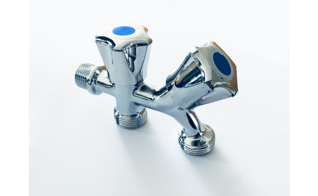 Torneira TT391D dupla R/R para máquina de lavar | Ref. 6012.0500