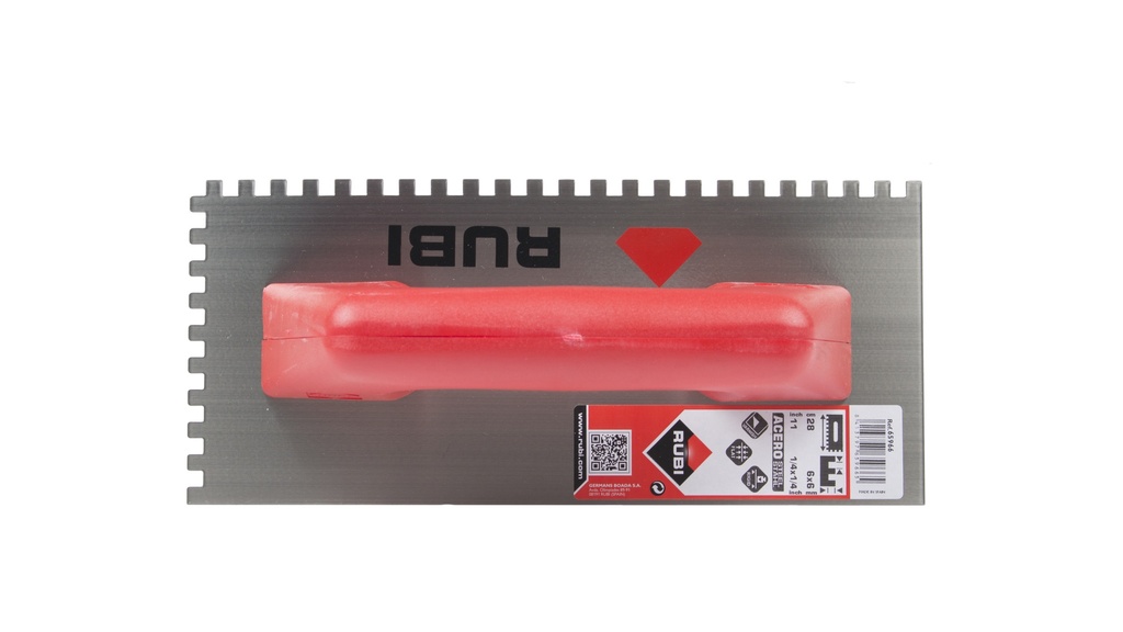 Pente Dentado 28 cm 6 × 6 mm com Cabo Plástico Fechado | Ref. 65966