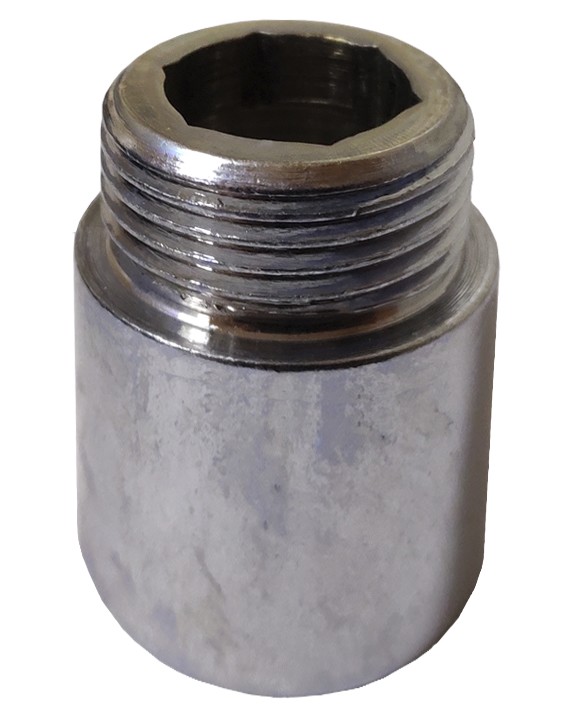 Aumento Cromado  Reforçado 1/2x2,5cm | Ref. 0140.1404