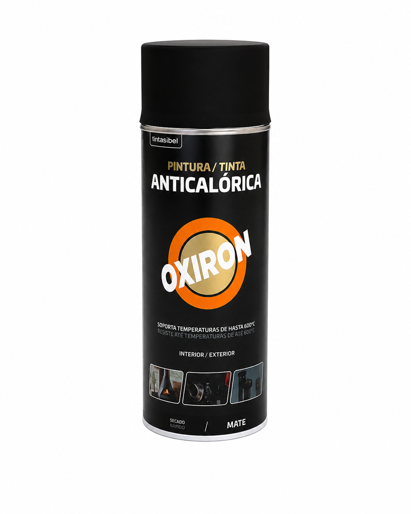 Spray Oxiron Anticalórico Preto Mate 400 ml