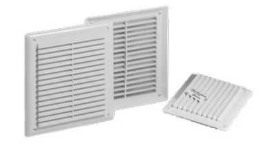 Grelha ventilação fixa ABS 145 x 145   | Ref. 6435ABS