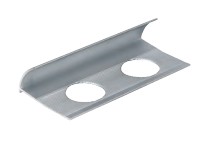 Perfil alumínio brilho 11 x 2600  | Ref.  PRO20-2021L