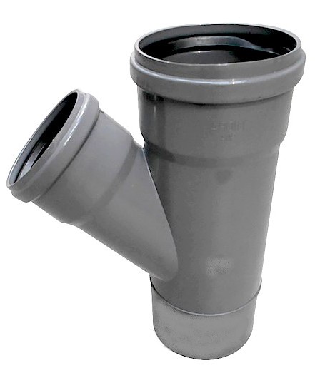 Forquilha de  redução PVC p/esgoto 125 x 110 | Ref. 2057020
