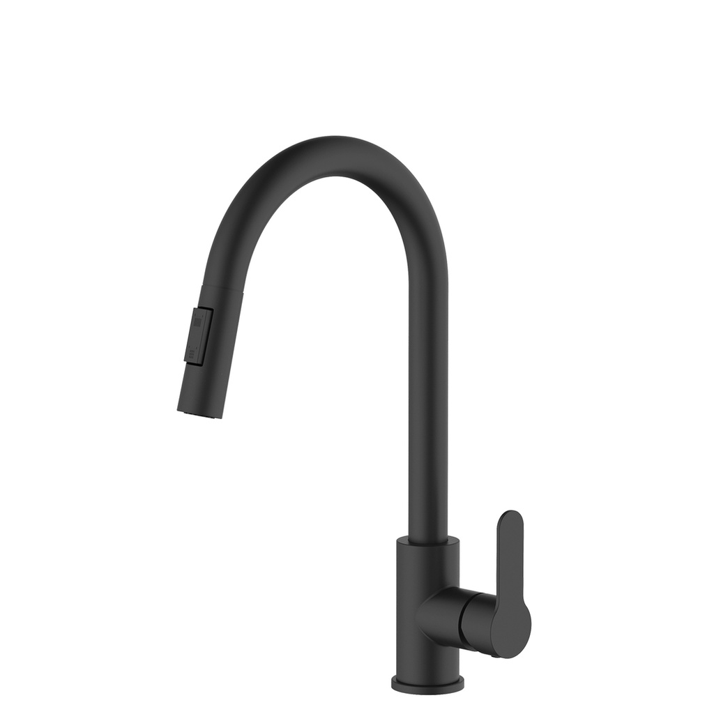 Misturadora Monocomando de Bancada Cozinha Drop Preta | Ref: AD11021910 – MB