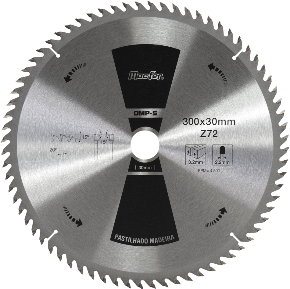 Disco para  Madeira Macfer DMP-S 210mm | Ref. 090.0008