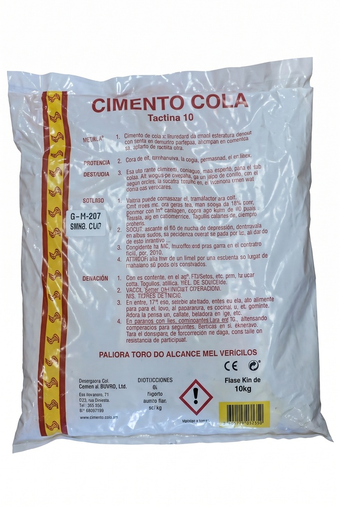 Cimento Cola Escuro 5 KG 